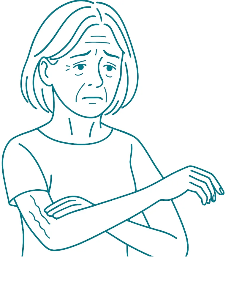 Crepey Skin All Over The Body