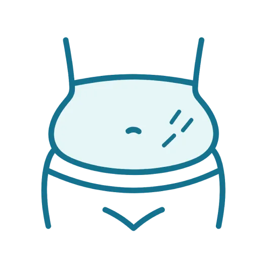 Targets Stuck, Clinging Skin Fat