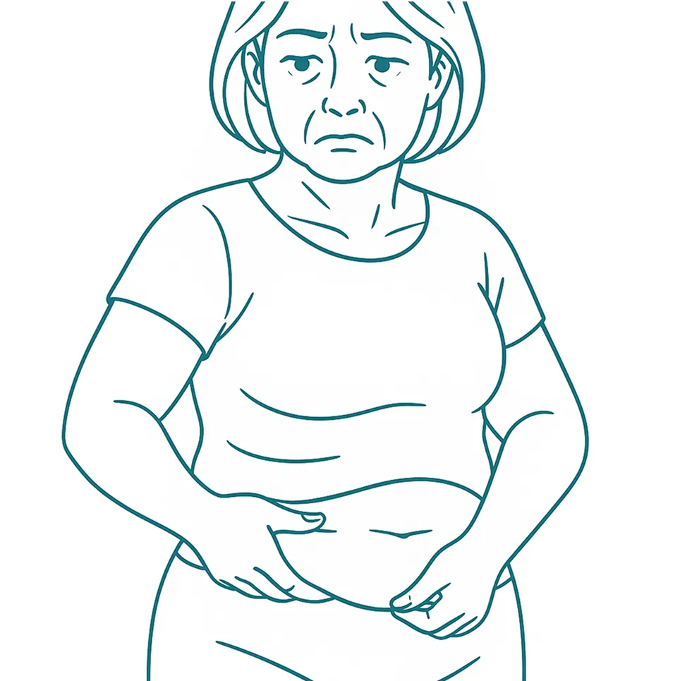 Stubborn Fat on Arms, Belly, Thighs, Hips